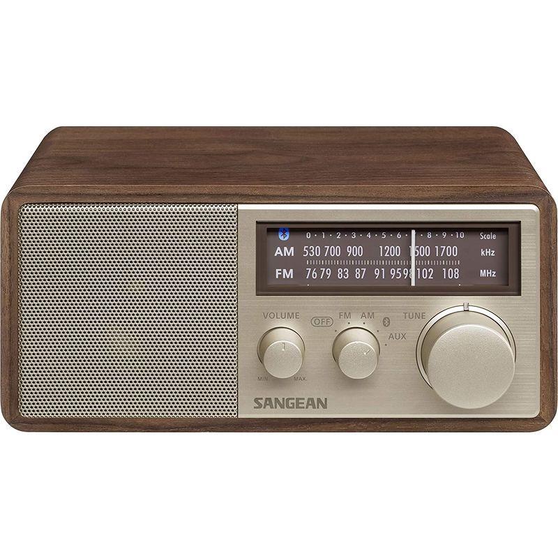 SANGEAN FM/AMラジオ対応 ブルートゥーススピーカー ウォールナット WR-302 ［Bluetooth対応］ WR FM/AMラジオ対応 ブルートゥーススピーカー ウォールナット ［Bluetooth対応］