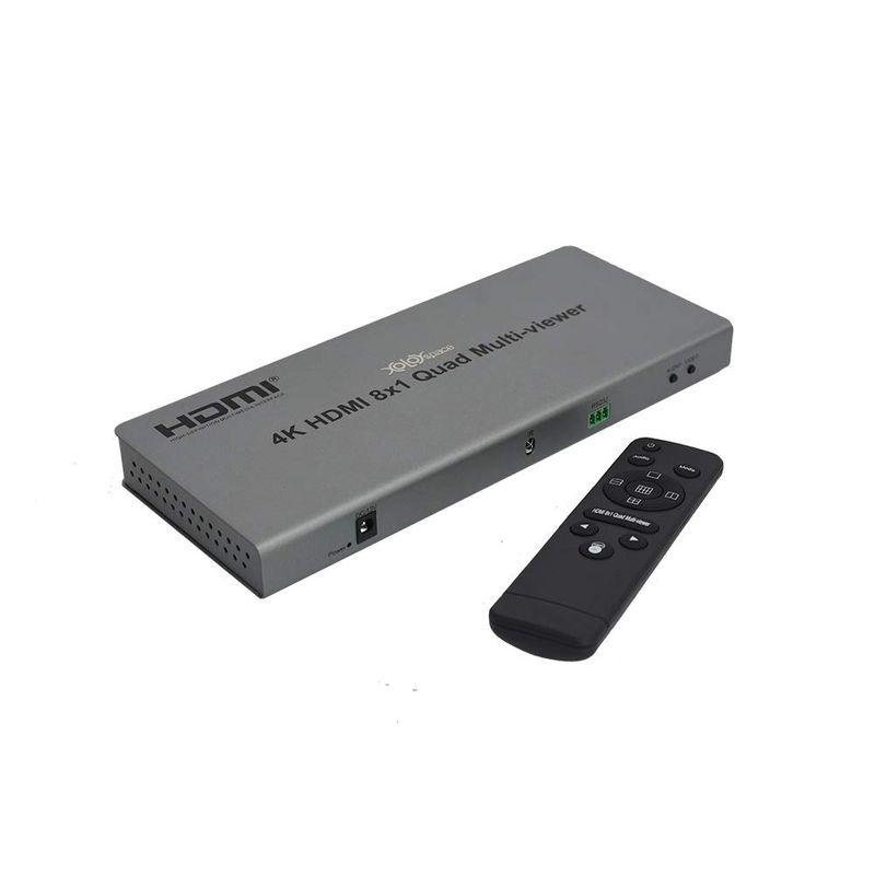 XOLORspace QV801 4K HDMI 8x1マルチビューア8 HDMI入力1 HDMI出力HDMI Quad viewer HD HDMI 4K QV801 8x1マルチビューア8 HDMI入力1 HDMI出力HDMI Quad viewer