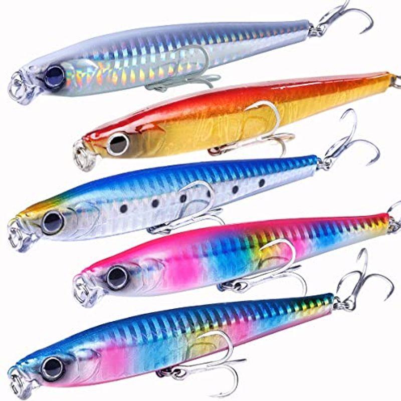 最新入荷 Contyu シンキングペンシル ルアーセット 10 5cm 31g リップ付 青物 シーバス ヒラメ ルアー シンペン ミノー カラー Tdgsm Ru