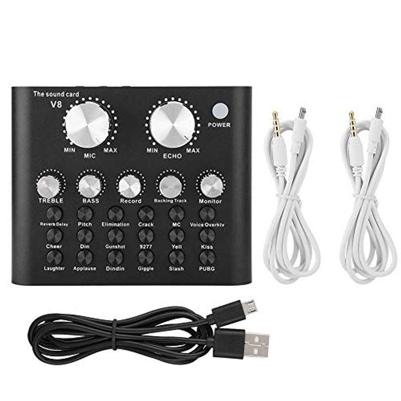 V8 ボイスチェンジャー オーディオサウンドカード エフェクターボード オーディオインターフェース ミキサー 音楽 楽器 Xbox Ps 朝涼 通販 Yahoo ショッピング