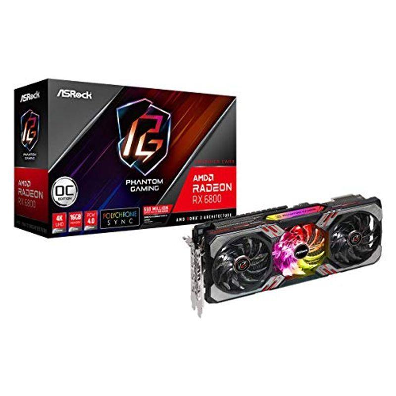ASRock グラフィックボード RX 6800 PG D 16G OC AMD Radeon RX6800