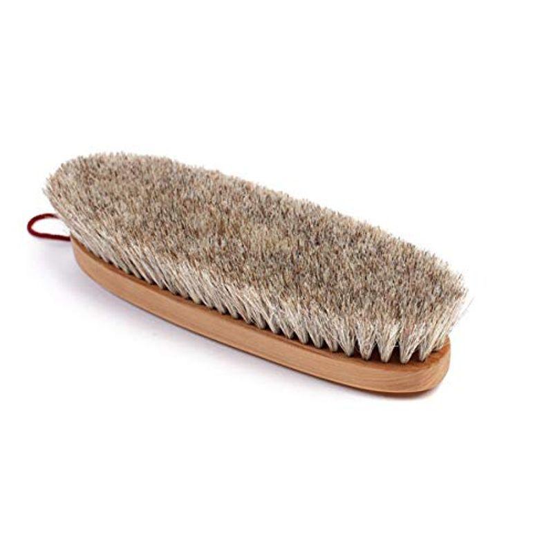 イシカワブラシ 石川ブラシ 高級 洋服ブラシ 世界最高峰 プレミアタイプp馬毛 プレミアタイプp馬毛 尾脇毛 天然木 天然木 毛玉取り 屋久杉 大きめ 男女兼用 スーツ コート カ 朝涼