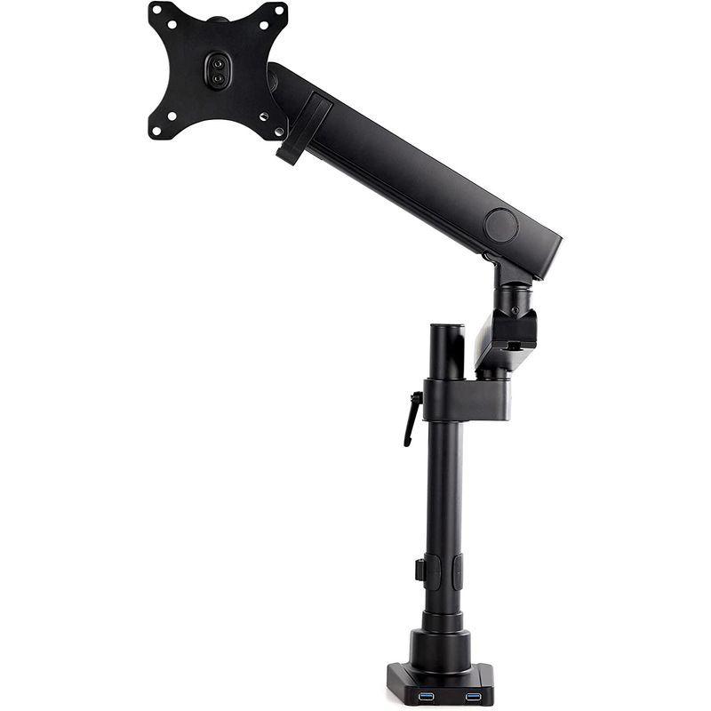 【値下げ⭕️】 StarTech.com 液晶モニターアーム ポールマウント型 クランプ式/グロメット式 VESA規格34インチディスプレイ対応 2ポートU 【1973552369】(11761円)