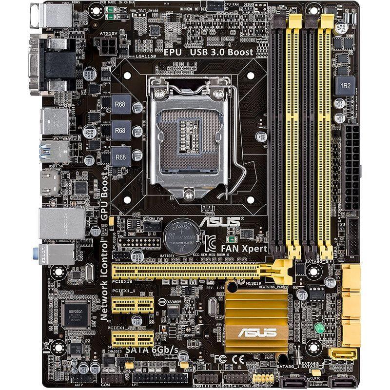 ASUS Intel B85 搭載 マザーボード LGA1150対応 B85M-G microATX Intel microATX B85 搭載 マザーボード LGA1150対応 B85M SATA