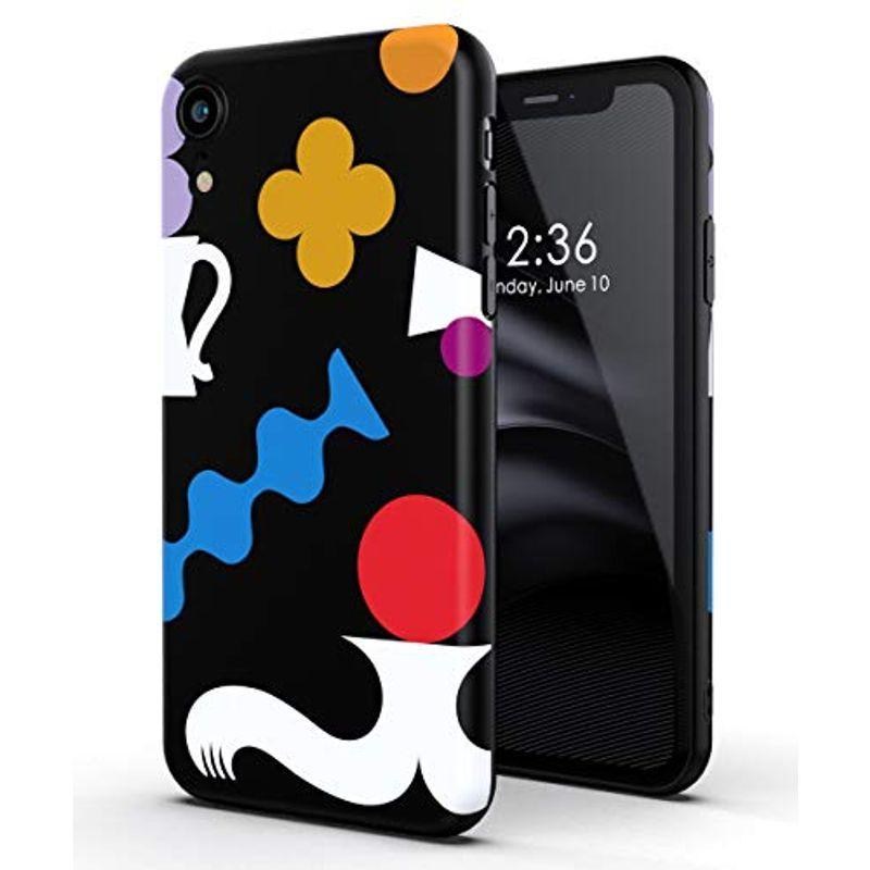 Attract Iphone Xr ケース カバー Case デザイン2個 幾何模様 おしゃれ 人気 かわいい おもしろ かっこいい Imd 朝涼 通販 Yahoo ショッピング