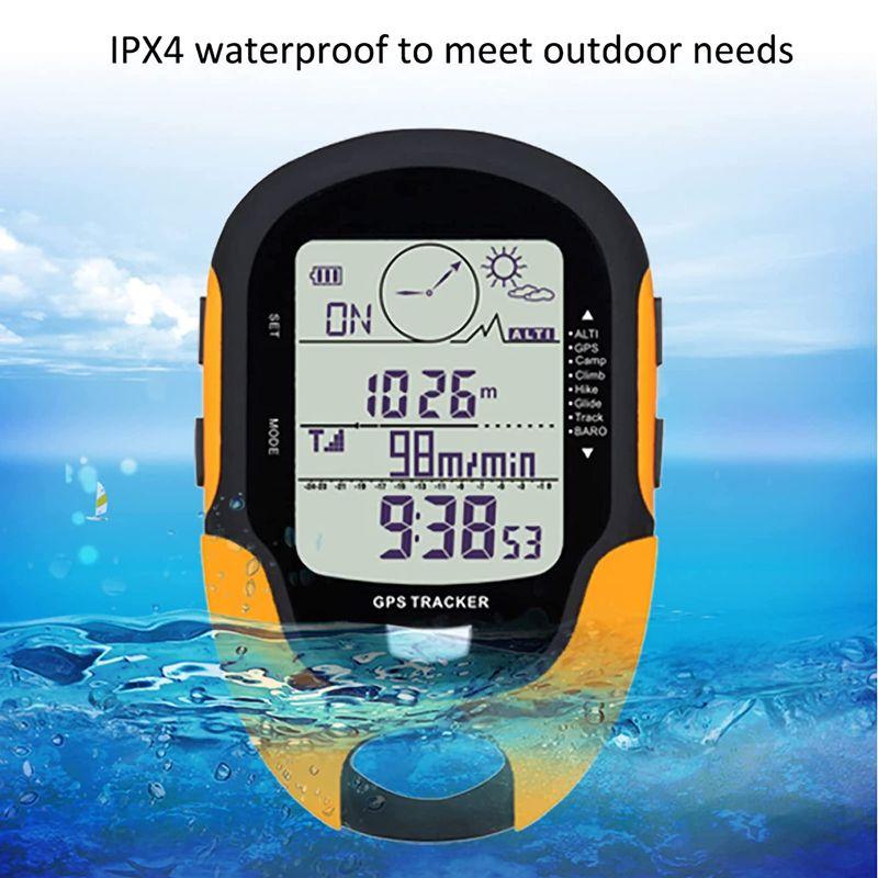 至上気圧計 GPS電子高度計 温度計 IPX4防水 湿度表示 多機能 ナビゲーション アウトドア用品 デジタル コンパス アウトドア精密機器 