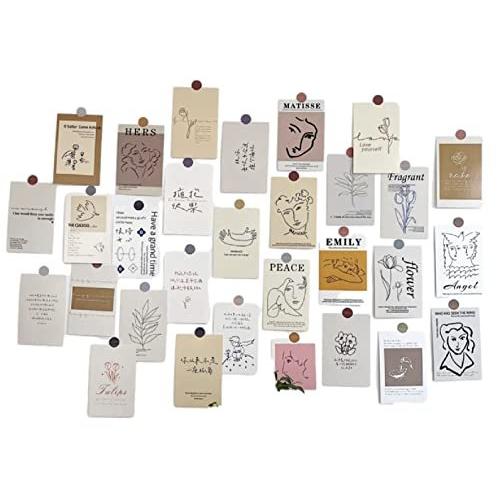 ドナリー おしゃれで可愛い ポストカード 30枚セット はがきサイズ 北欧 韓国 海外 インテリア 雑貨