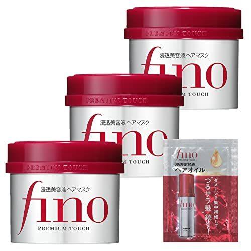 フィーノ プレミアムタッチ 浸透美容液ヘアマスク 230g×3個 おまけ付き