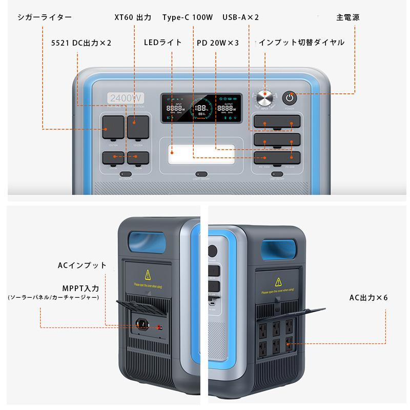 コンセントに差して発電 かんたん節電ソーラー付 ポータブル電源 コンセントに差して発電 かんたん節電ソーラー付 ポータブル電源