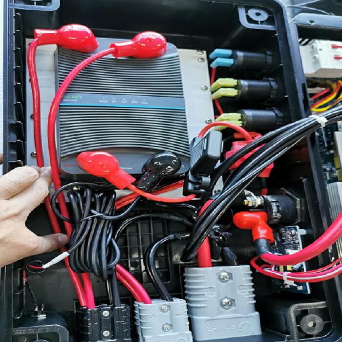 世界初MPPT充電器付きDCDC走行充電器ポータブル電源 SDB150 バッテリー