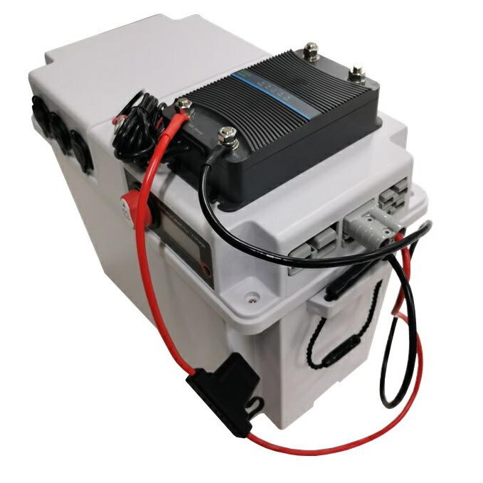 世界初MPPT充電器付きDCDC走行充電器ポータブル電源 SDB150 バッテリー