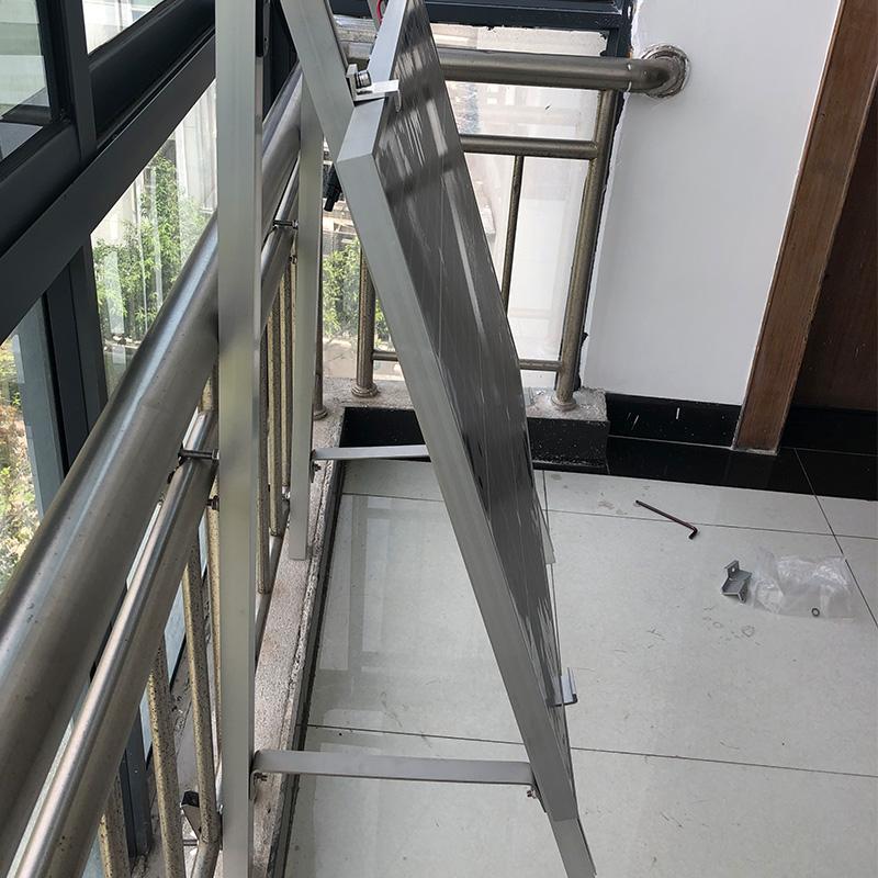 SEKIYA ベランダ用 ソーラーパネル 組立式 架台 工事不要 SEKIYA ベランダ用 ソーラーパネル 組立式 架台 工事不要