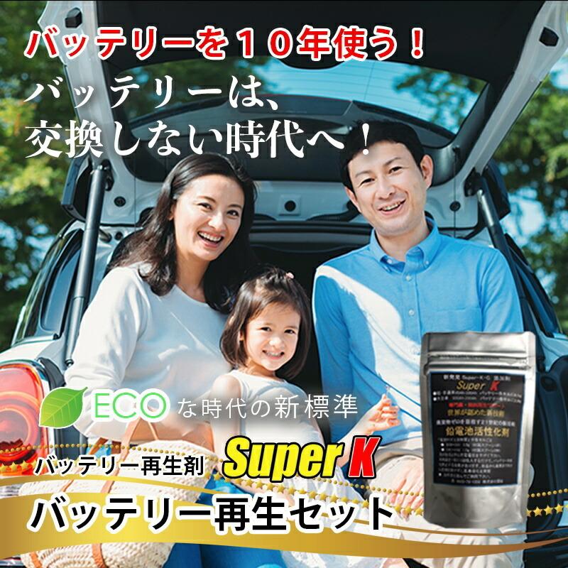 バッテリー再生セット バイク用 （バッテリー再生剤20g+再生充電器14.6