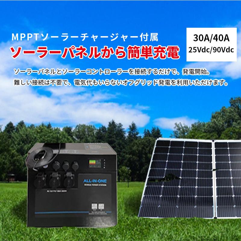 プラグインソーラー 440W ポータブル電源 3072Whセット 怪物2430 プラグインソーラー 440W ポータブル電源 3072Whセット 怪物2430