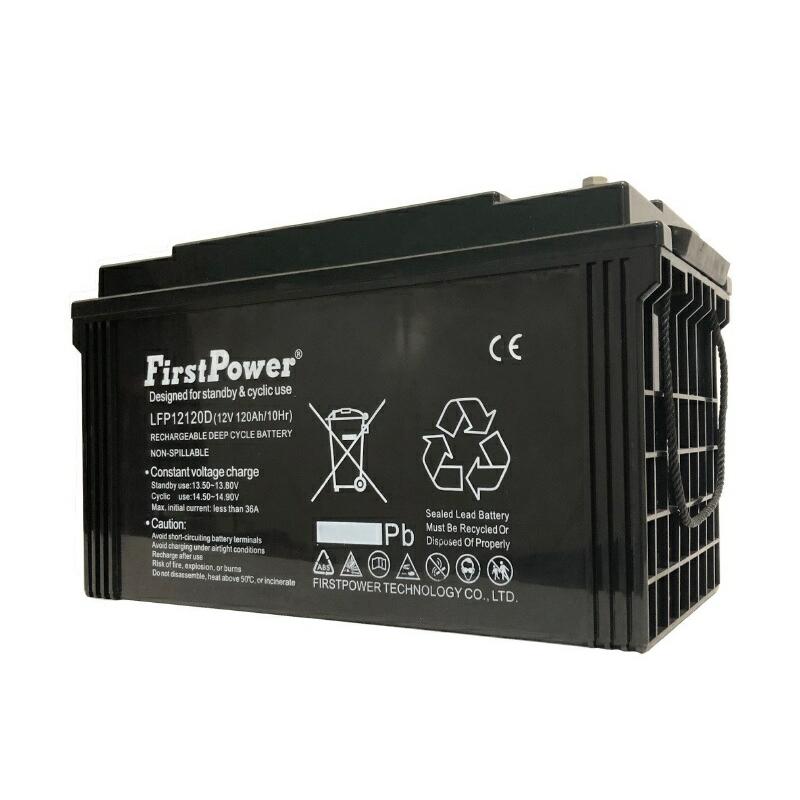 劣化防止パルス付 寿命4倍 サイクルバッテリー 120Ah 12V EB120 密閉