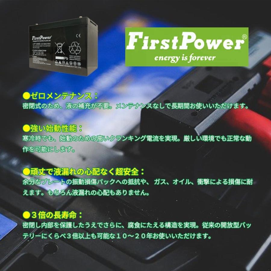 劣化防止パルス付 寿命４倍 サイクルバッテリー 180Ah 12V EB160 密閉型 メンテフリー 6カ月保証 LFP12180D FIRSTPOWER SEKIYA