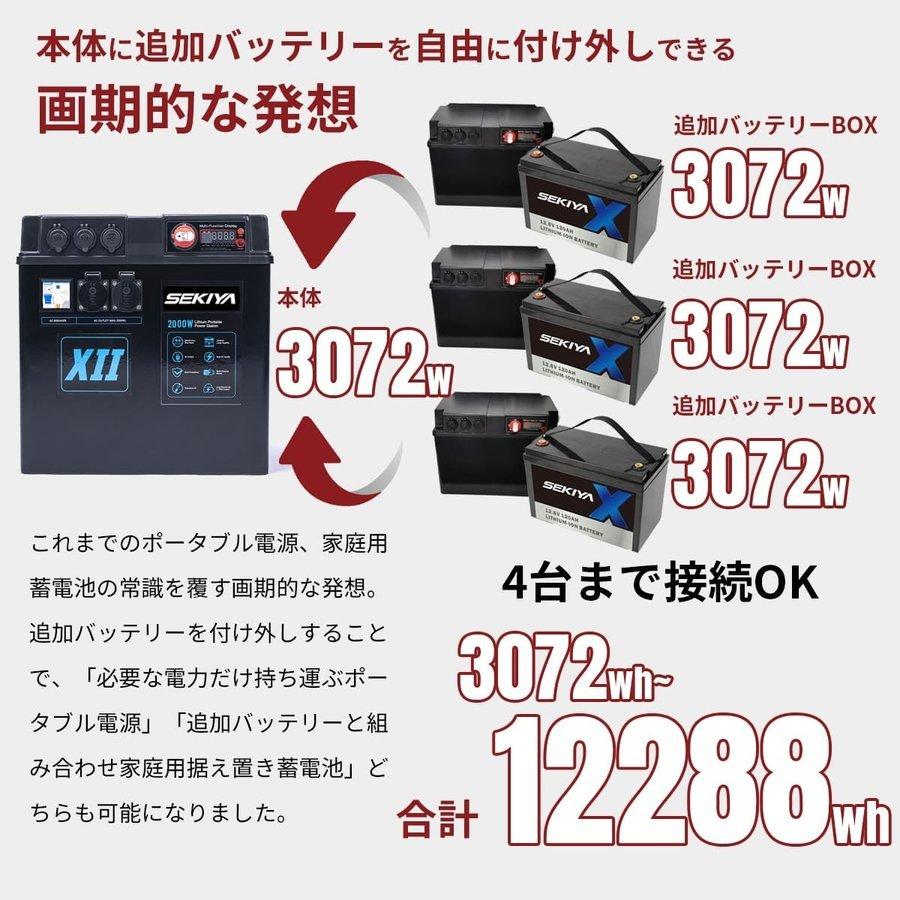 ポータブル電源 3072Wh 出力2000W MPPTソーラーチャージャー ポータブル電源 3072Wh 出力2000W MPPTソーラーチャージャー