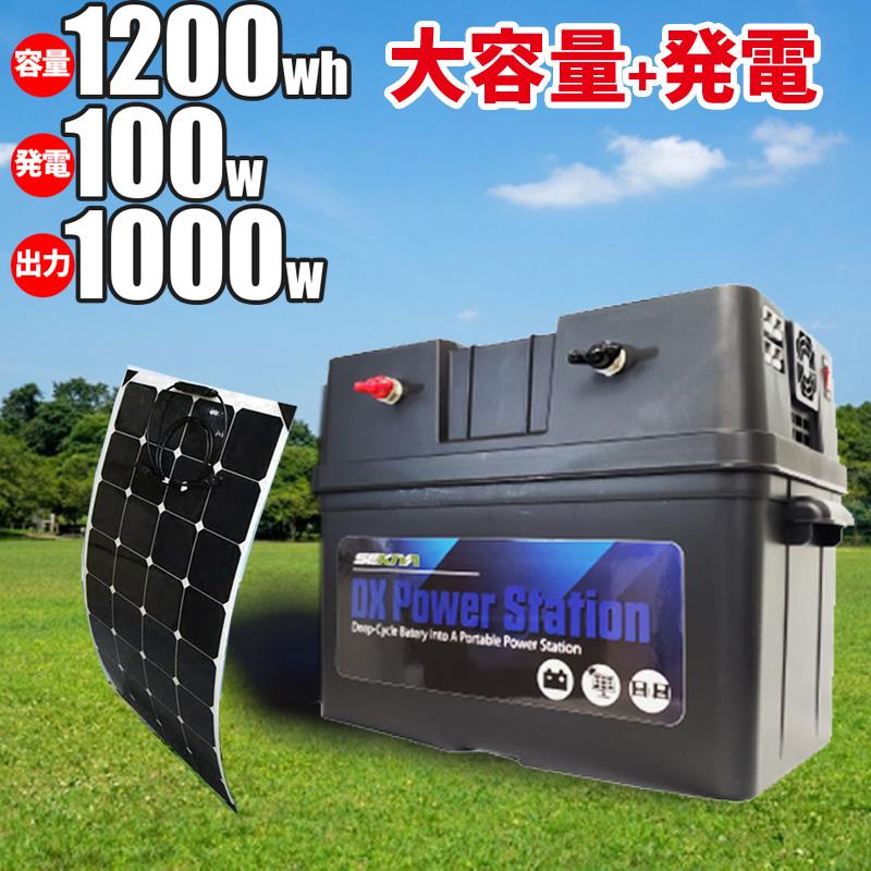 ポータブル電源キット( 選べるバッテリー+ソーラーパネル+ ポータブル電源キット( 選べるバッテリー+ソーラーパネル+