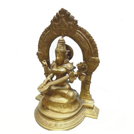 インドの神様SARASWATI（サラスワティ）の置物_2