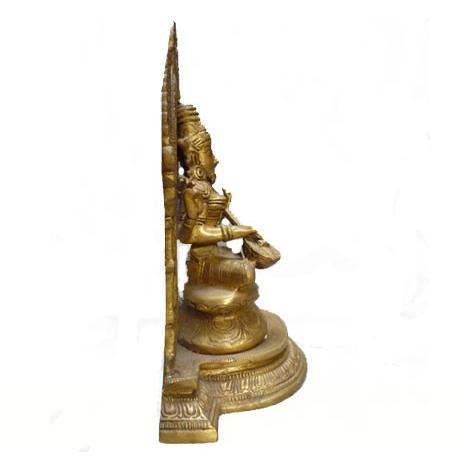 インドの神様SARASWATI（サラスワティ）の置物_3
