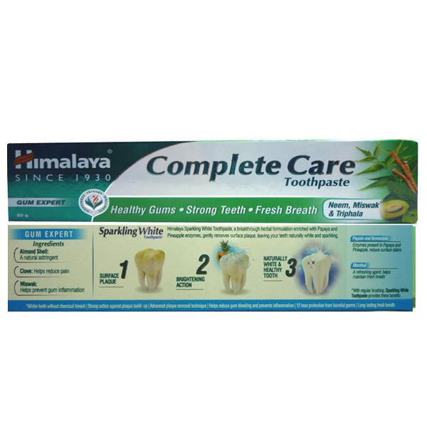 ヒマラヤ トゥースペイスト ｃｏｍケア80g 歯磨き粉 Himalaya Complete Care Toothpaste Himalaya Toothpaste Complete 80 自然派素材のせっけんワールド 通販 Yahoo ショッピング