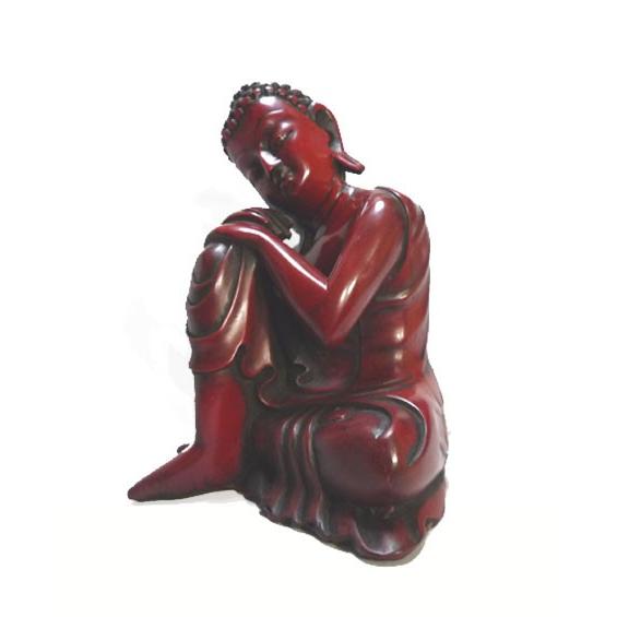 ネパール・チベット 樹脂製仏像 仏陀（ブッタ）(19.5cm