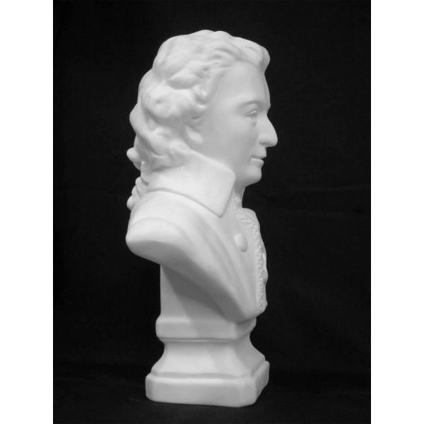 A−357 モーツァルト胸像（大） 石膏 像 胸像