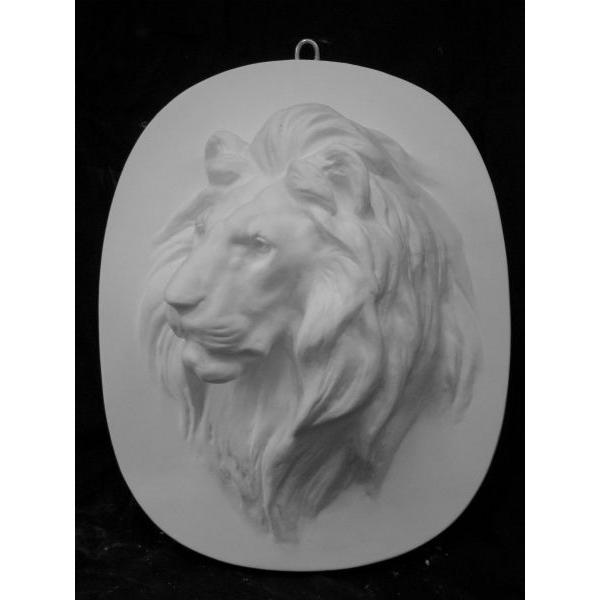 Ｅ−７０４ 百獣の王浮彫り 楽器、手芸、コレクション-彫刻-美術、工芸品
