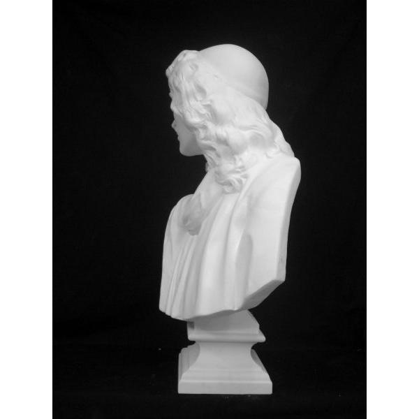 K−121 モリエール胸像 モリエール 胸像 石膏像（直接引き取り希望）