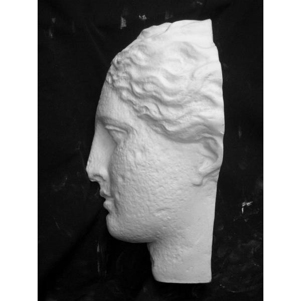 M−410 古代ヴィーナス半面（アバタ） : 石膏像ドットコム - 通販