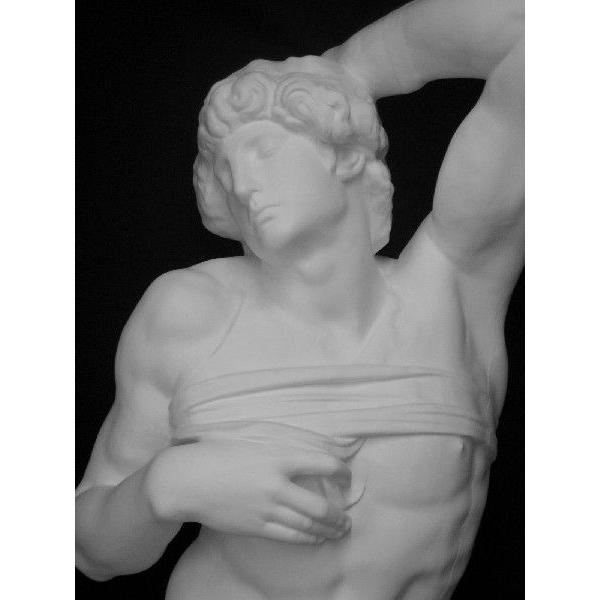 【状態良好】 堀石膏制作（石膏像ドットコム）石膏像 奴隷半身像 H-013 H-013 奴隷半身像 - 日本で唯一の石膏像専門ショップ「石膏像