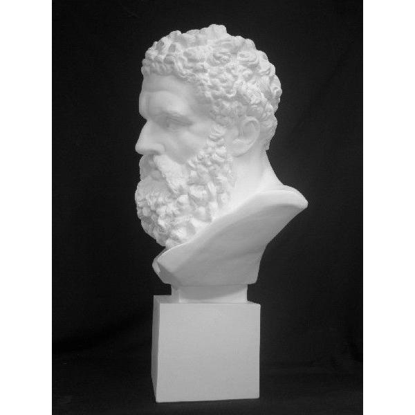 S−228 ファルネーゼのヘラクレス頭像 : 石膏像ドットコム - 通販