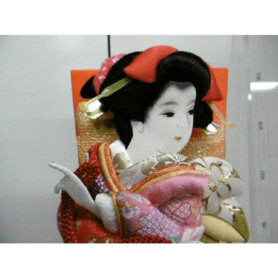 ケース入り羽子板飾り☆ 早春8号No.6（横幅20cm・奥行16cm