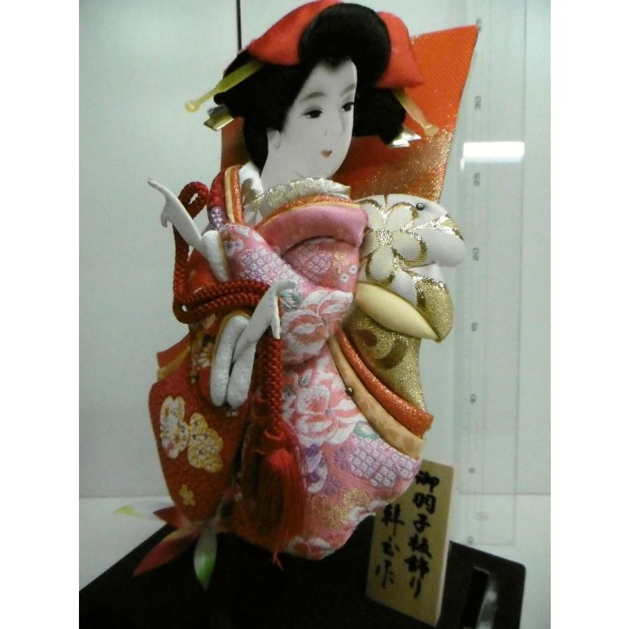 ケース入り羽子板飾り☆ 早春8号No.6（横幅20cm・奥行16cm