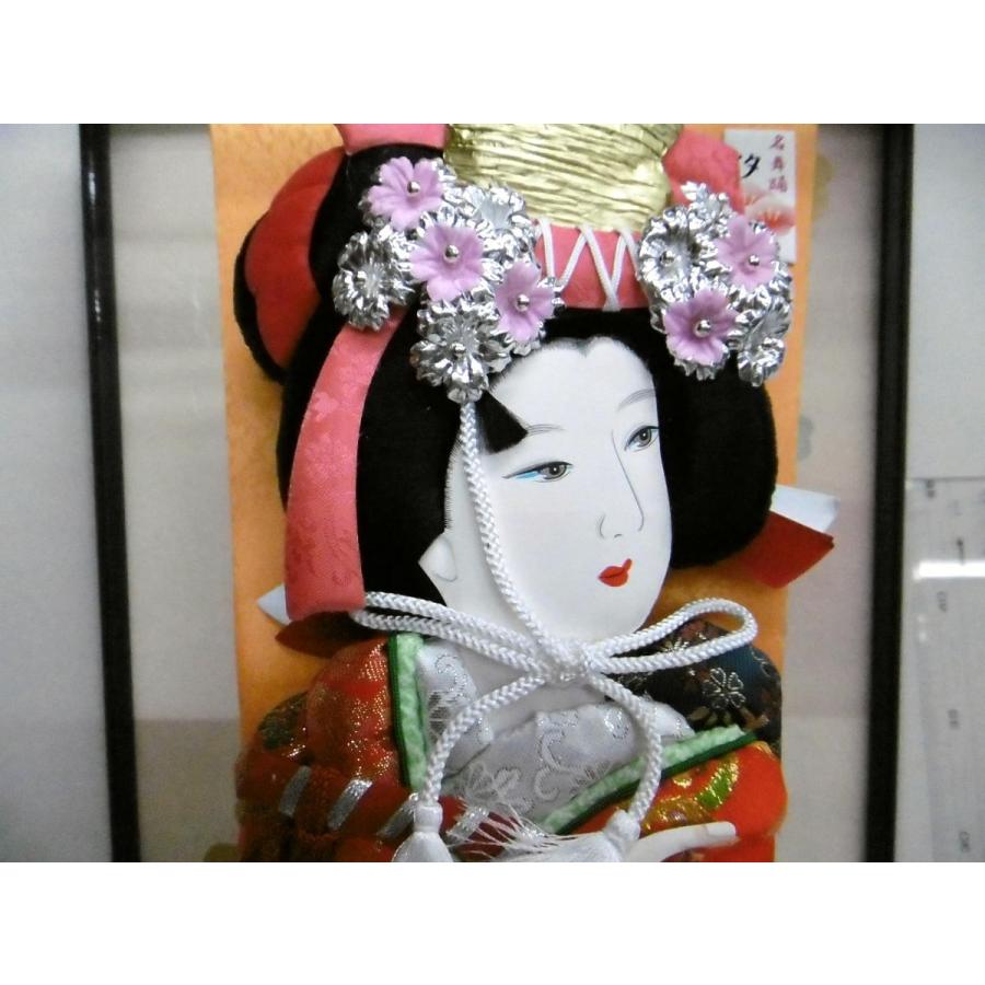 ケース入り羽子板飾り☆ 松園風 木目込み羽子板 市松柄 １６号（横幅３５ｃｍ・奥行２８ｃｍ・高さ６３ｃｍ） ☆女の子の初正月のお祝いに_1