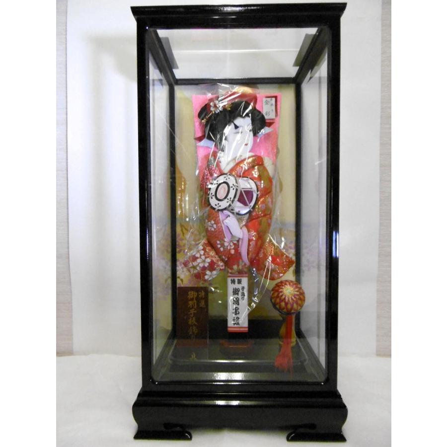 振袖 彩 木目込羽子板 彩苑 桜 １６号（横幅３２ｃｍ・奥行２９ｃｍ・高さ６４ｃｍ）