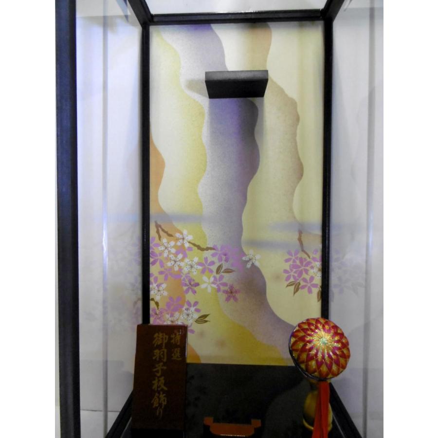 ★希少★ アンティーク 大きな羽子板 道場寺 ★ 輝 道成寺 押絵羽子板 彩苑 桜 16号（横幅32cm・奥行29cm