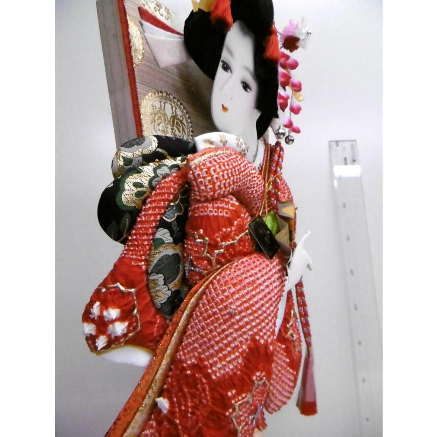 羽子板 単品☆ 総絞り金彩 １６号（高さ４８ｃｍ＋α） ☆女の子の初正月のお祝いに！ガラスケースや羽子板立と組み合わせてもお飾り頂けます_3