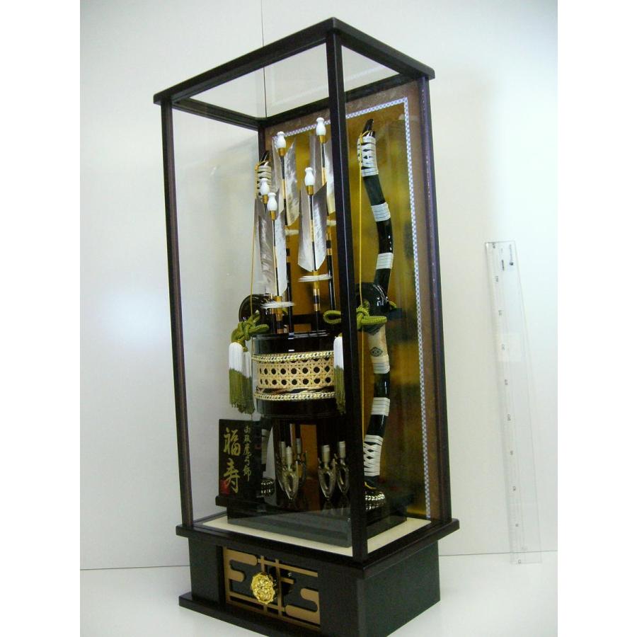 ケース入り破魔弓☆ 福寿18号（横幅29cm・奥行20cm・高さ  