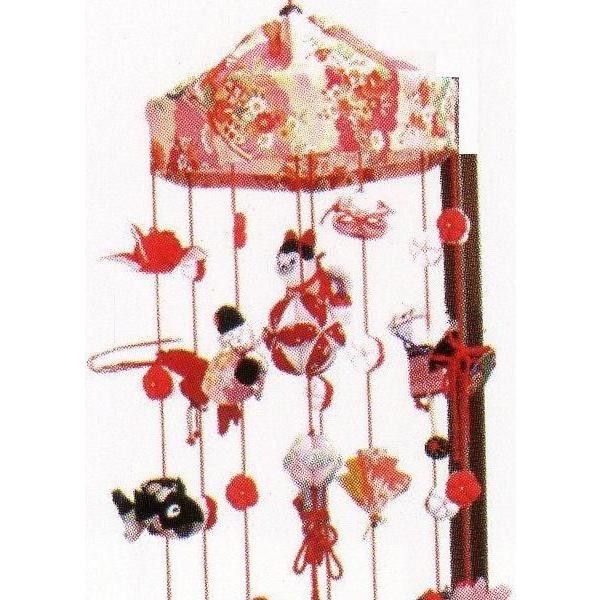つるし飾り単品☆栄華特大　（飾台なし）☆つるし細工本体慨寸：長さ１７３ｃｍ・輪の直径３１ｃｍ☆縁起物を飾ります_1