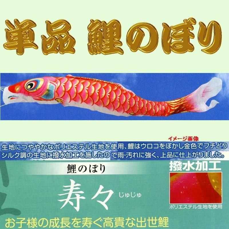 単品こい旗国☆寿々鯉☆赤１．５ｍ鯉のぼり 記念、行事用品-鯉のぼり