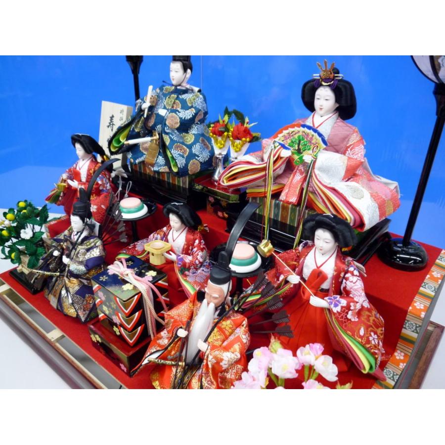 豪華 ひな人形 ケース入り 7人飾り 68cm幅 雛祭り 収納箱付き 美品 楽天市場】【楽天1位】桐収納 ひな人形 収納ケース 3段 82cm x 70cm