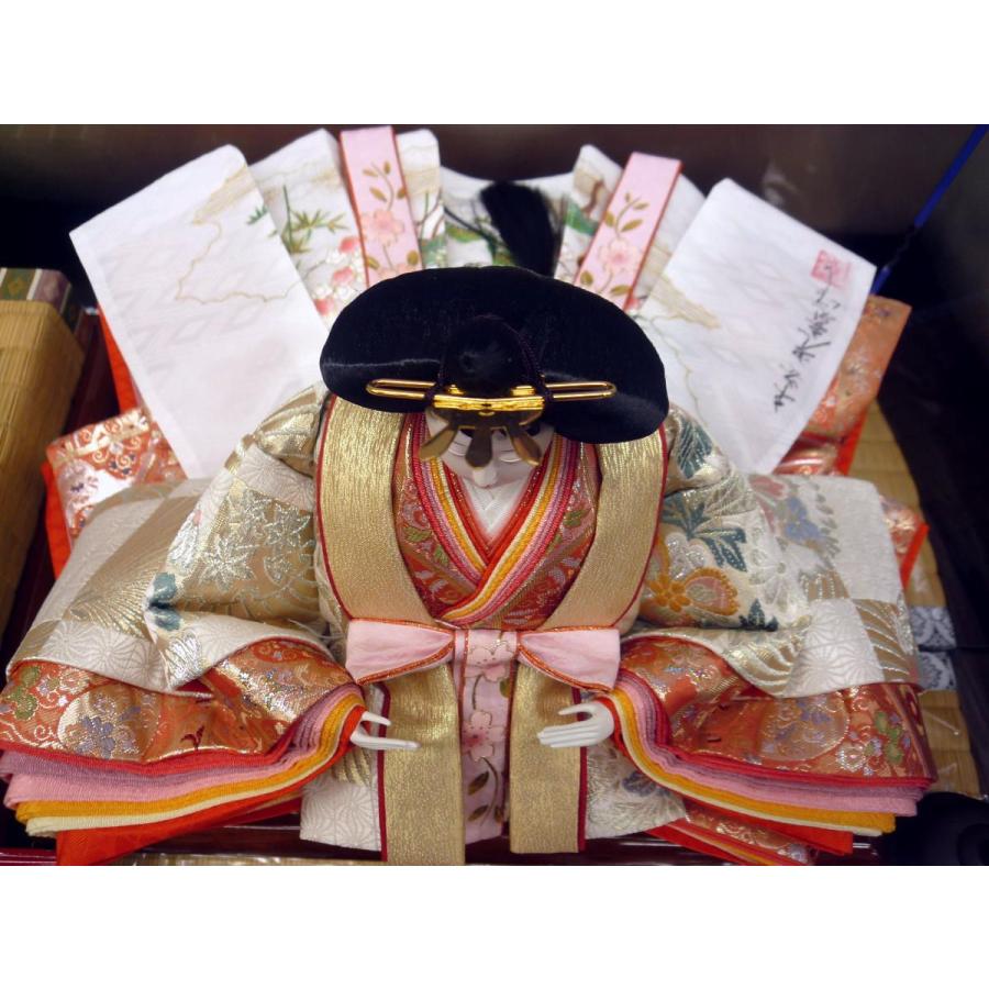 ひな人形☆二段五人飾り D1C−35x2☆横幅105*奥行69*高さ