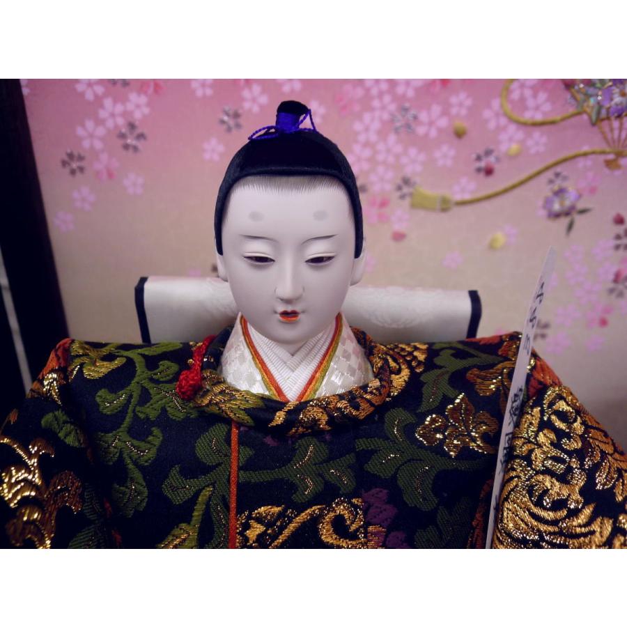 【お話し中】雛飾り 三段五人飾り 京都西陣織り人形　被布セット ひな人形☆三段五人飾り E3B−35x3☆横幅105*奥行92*高さ