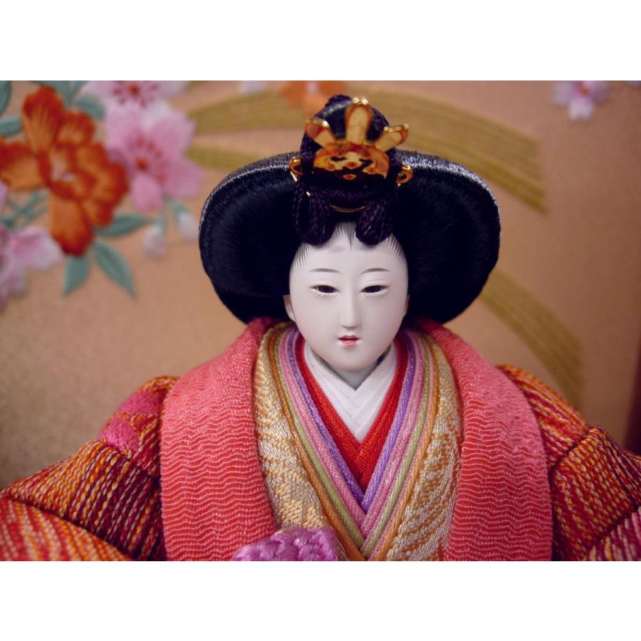 ひな人形☆二段五人飾り H2−19x2☆横幅58*奥行35*高さ