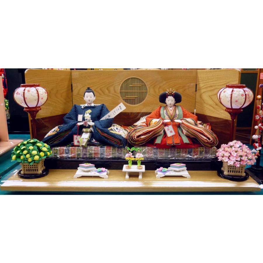 親王飾り OI3C−23☆横幅70*奥行36*高さ34cm☆日本刺繍