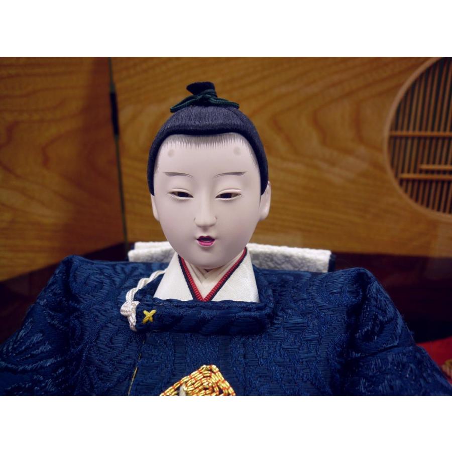 親王飾り OI3C−23☆横幅70*奥行36*高さ34cm☆日本刺繍