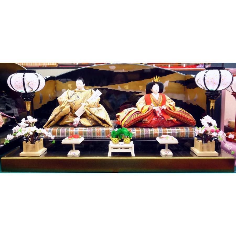 木製三段 親王官女飾り 73HR-G18 | 段飾り | 【公式】 人形の久月