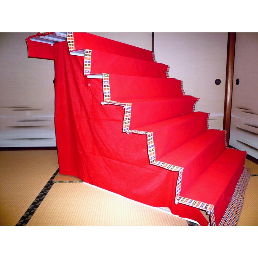 ひなまつり☆雛段単品☆40号7段お雛様飾り用(横幅120cm ひなまつり☆雛段単品☆40号7段お雛様飾り用(横幅120cm