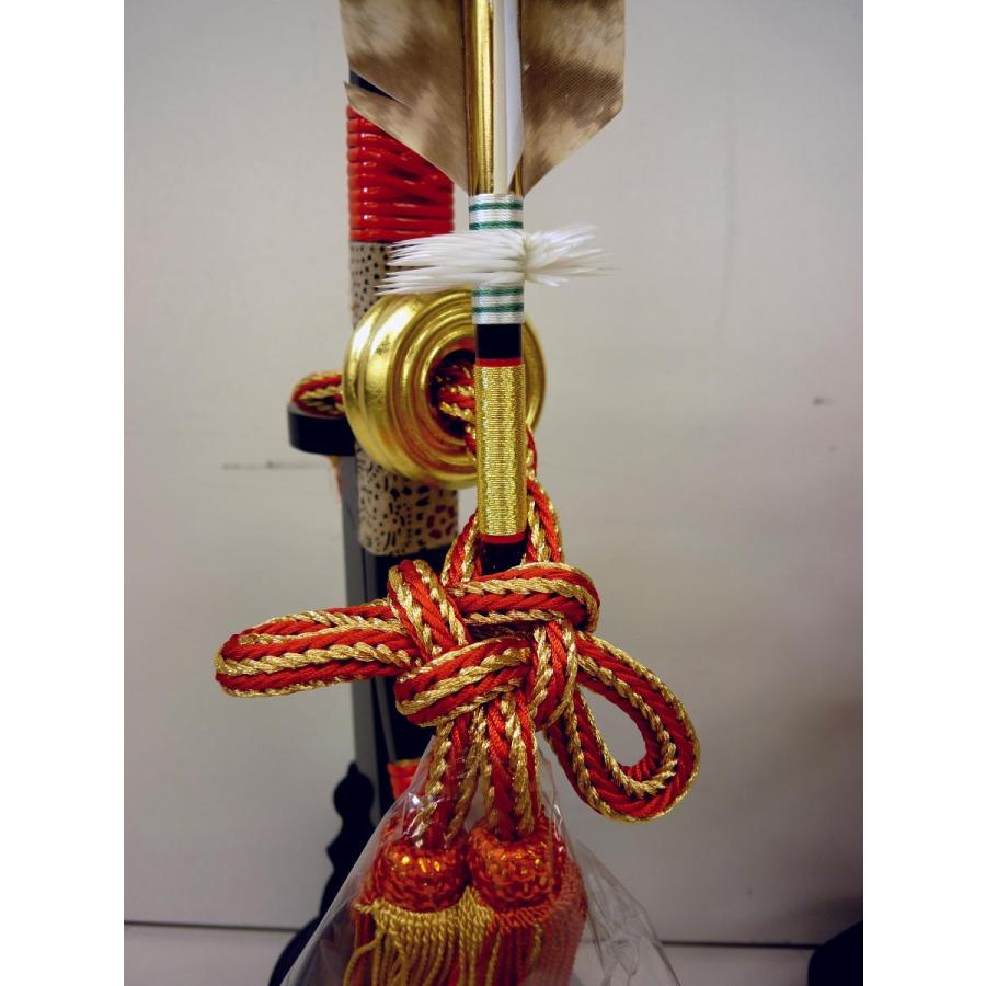 端午の節句☆木製弓太刀揃単品☆華山 朱塗り藤巻 13号(弓の高 端午の節句☆木製弓太刀揃単品☆華山 朱塗り藤巻 13号(弓の高